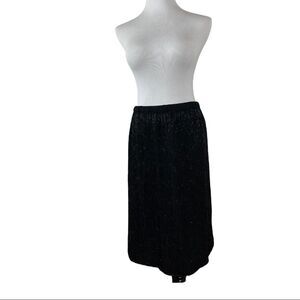 JUDITH ANN CREATIONS Beaded Silk Skirt Size L